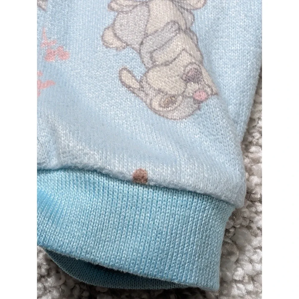 Disney Baby Soft Blue Bambi Baby Girl 9 Mos 1pc Pajama's‎ Sleeper Thumper